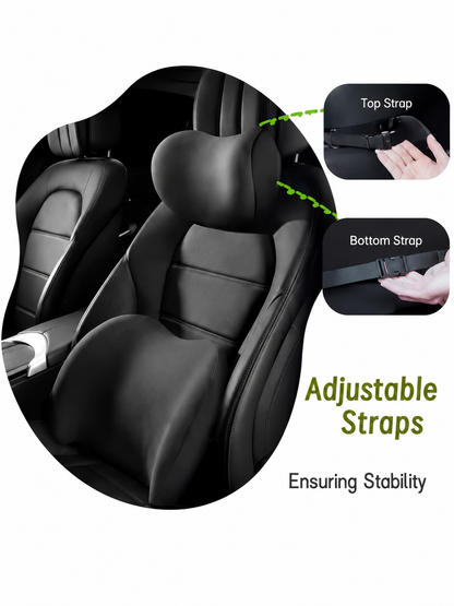DRIVORA™ SET Completo — Soporte Lumbar + Cervical para Auto