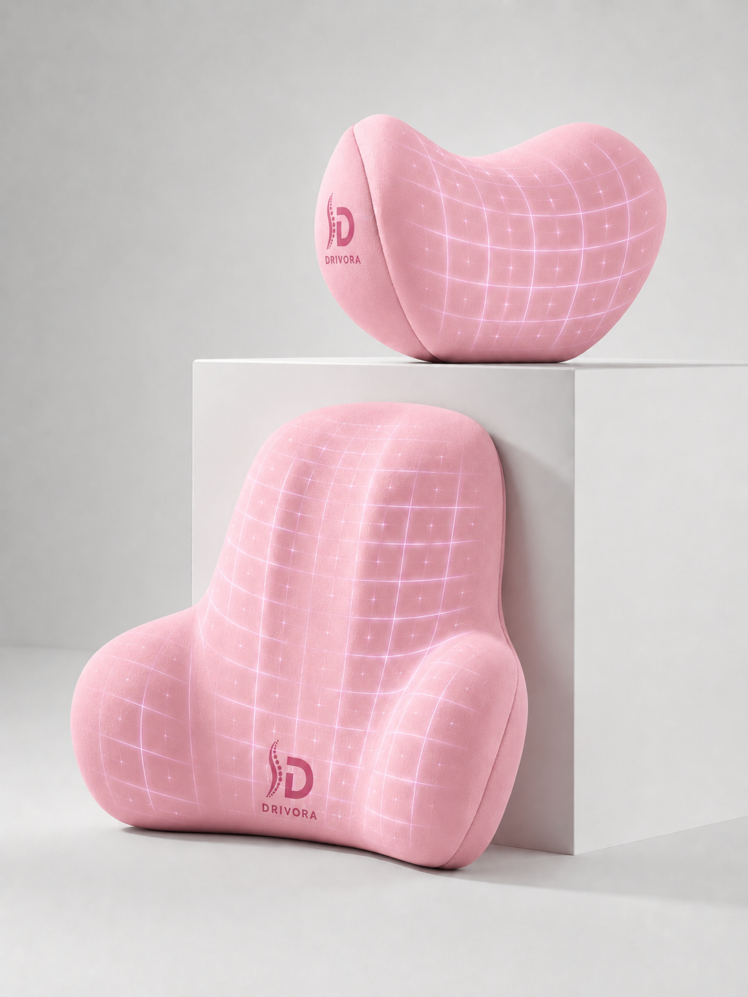 DRIVORA™ SET Completo — Soporte Lumbar + Cervical para Auto