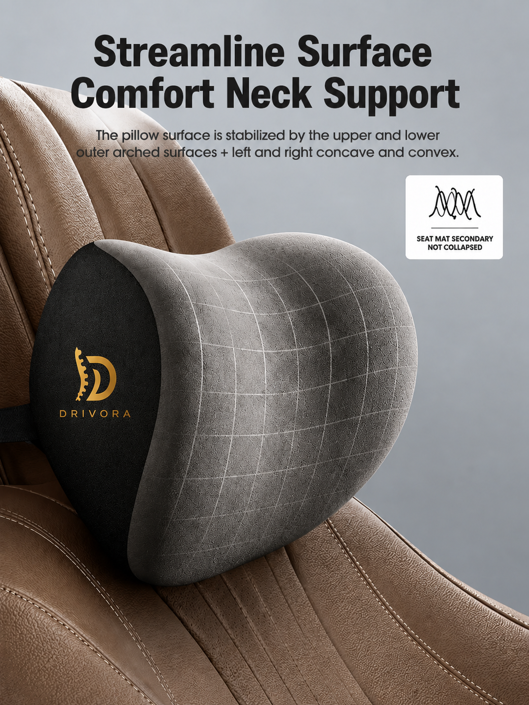 DRIVORA™ SET Completo — Soporte Lumbar + Cervical para Auto